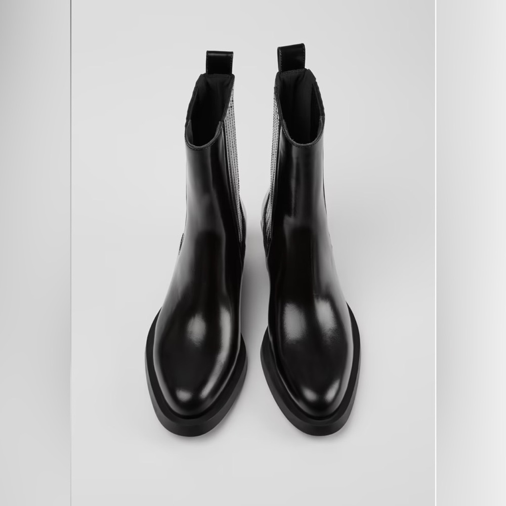 CAMPER Bonnie Black leather boots